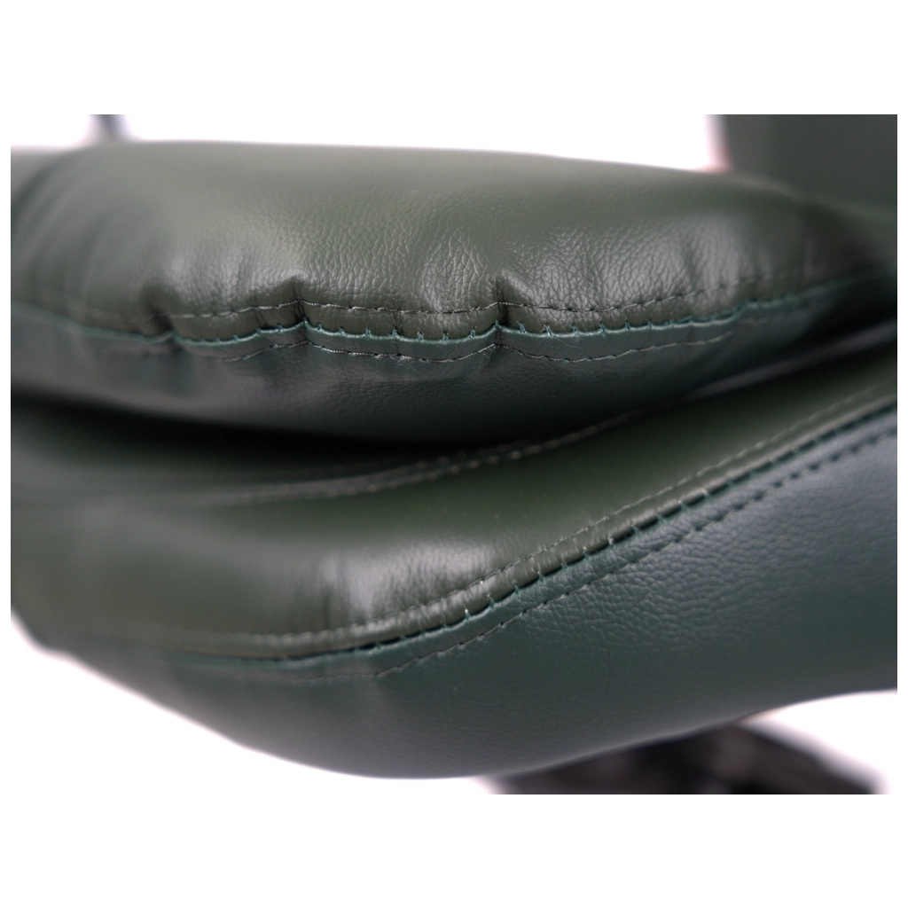 Офісне крісло Аклас Валенсія MB XY-7340 Зелений (Шкіра Lux LC-green) (00161485) - зображення 8