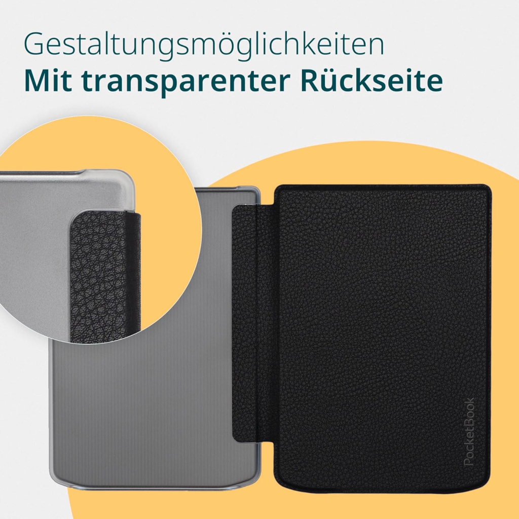 Чохол до електронної книги Pocketbook 619_629_634 Shell-TR Black (SH-TR-634-BK-WW) - зображення 6