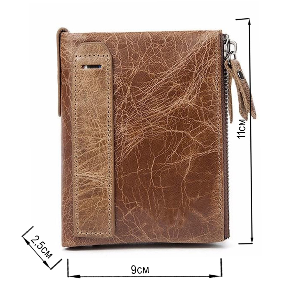 Гаманець Vintage Світло-коричневий (14684) - изображение 3