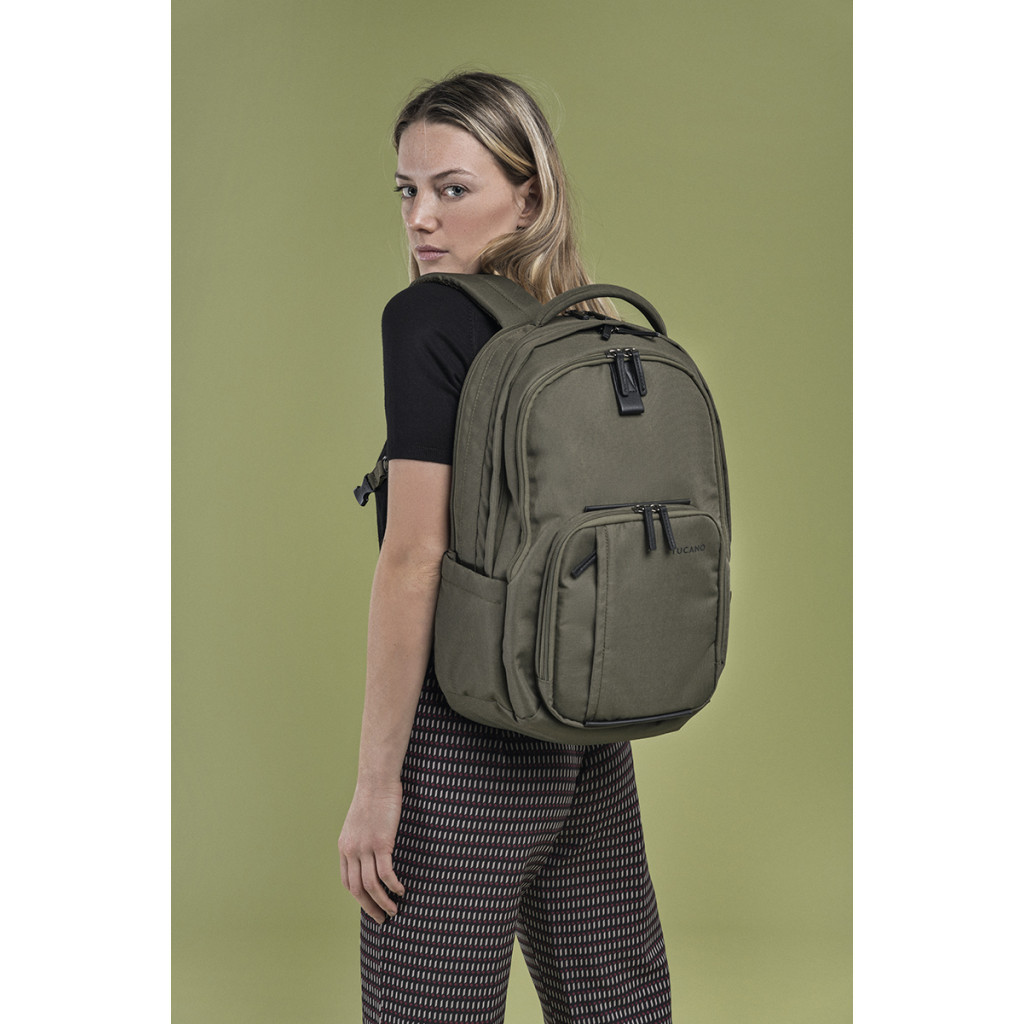 Рюкзак для ноутбука Tucano 16" Flash, khaki (BKFLASH15-VM) - зображення 2