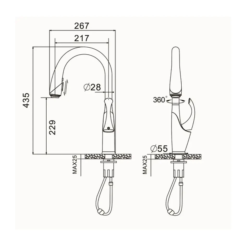 Змішувач Nett SWH-435 - зображення 3