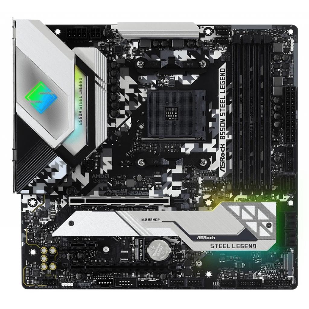 Материнська плата ASRock B550M STEEL LEGEND - зображення 2