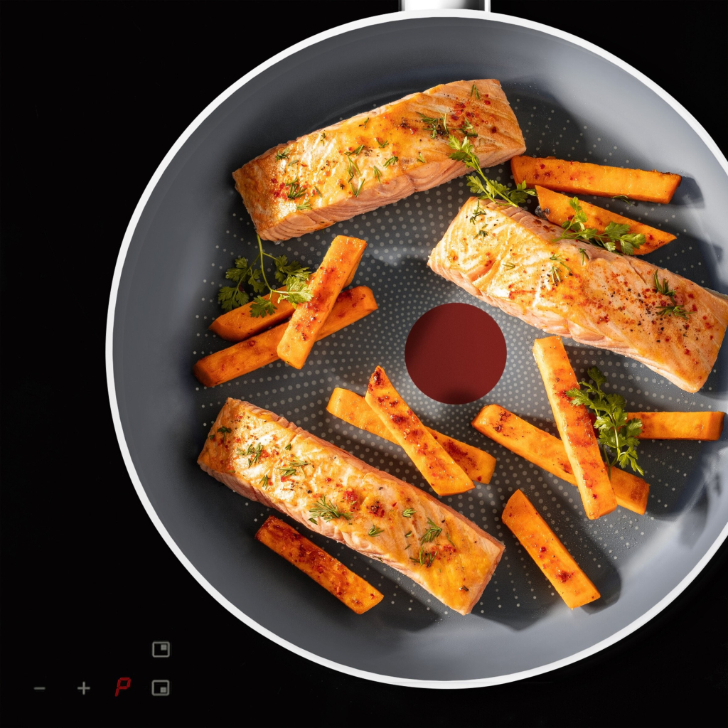 Сковорода Tefal Halo 28 см, алюміній, бакеліт, сірий (C3120653) - зображення 6