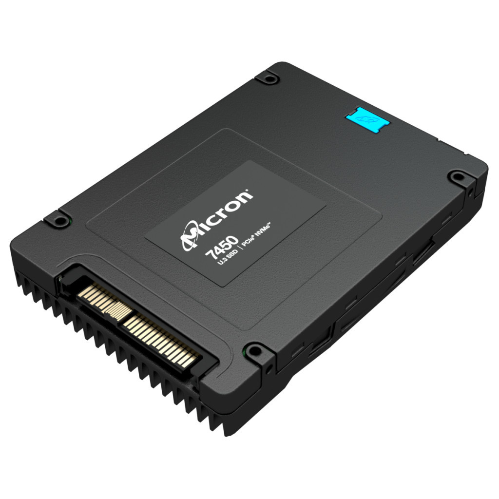 Накопичувач SSD U.3 2.5" 3.84TB 7450 PRO 15mm Micron (MTFDKCC3T8TFR-1BC1ZABYYR) - зображення 3