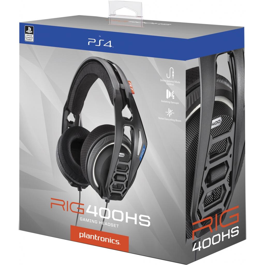 Навушники Plantronics RIG 400HS BLK HDST SIEE EA Black (206808-05) - зображення 5