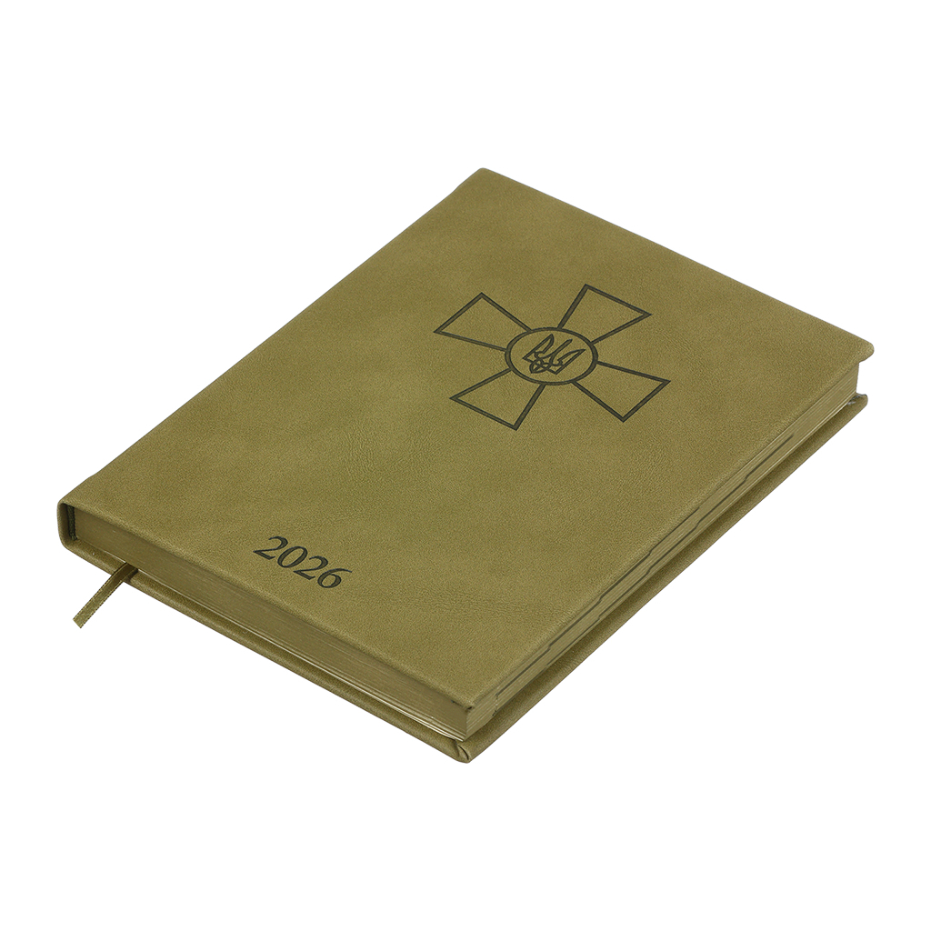Тижневик Buromax датований 2026 FORCES, А5 світло-коричневий (BM.21130-18) - изображение 3