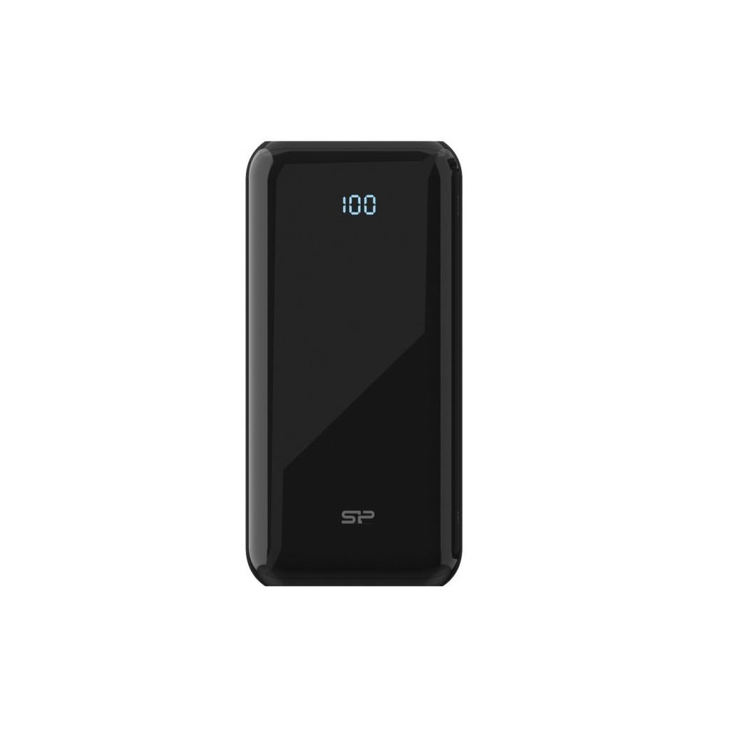 Батарея універсальна Silicon Power QS28 20000mAh PD/18W, QC3.0, Type-C, Micro-USB, 2*USB-A, bla (SP20KMAPBKQS280K) - зображення 1