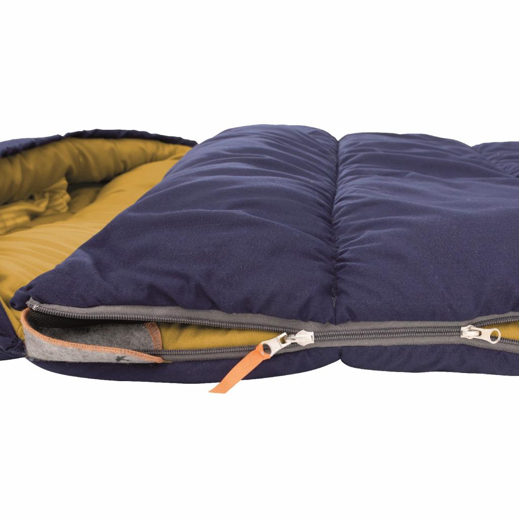 Спальний мішок Easy Camp Moon/+2°C Blue (Right) (928327) - зображення 5