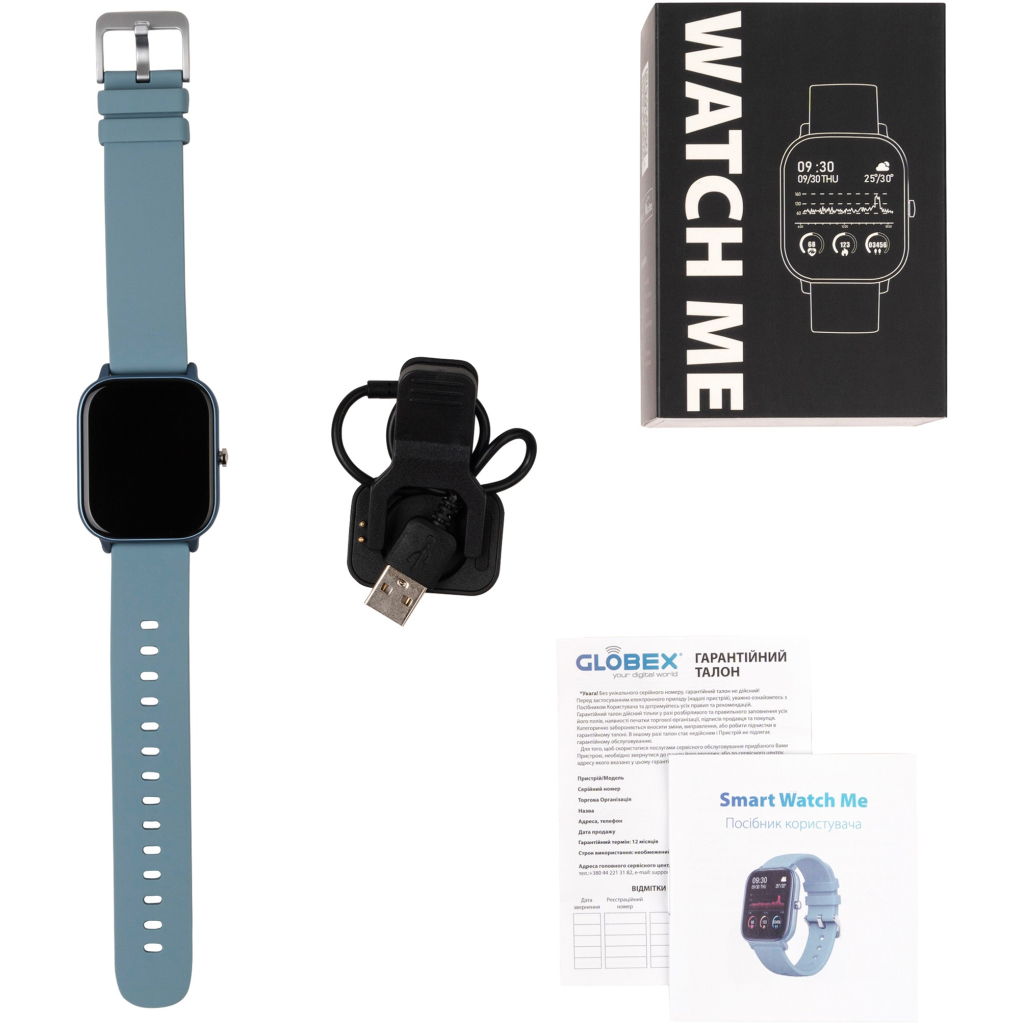 Смарт-годинник Globex Smart Watch Me (Blue) - зображення 6