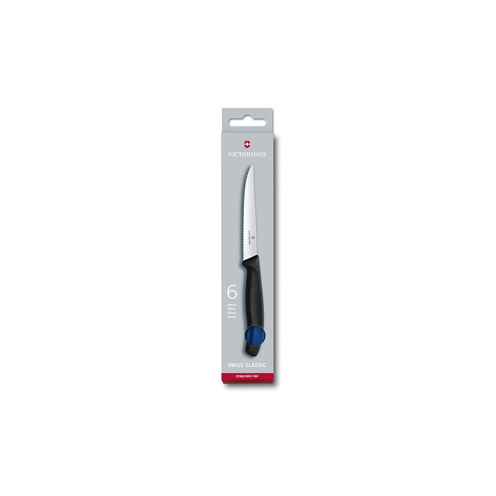 Кухонний ніж Victorinox SwissClassic для стейка 11 см, синий (6.7232.20) - зображення 2