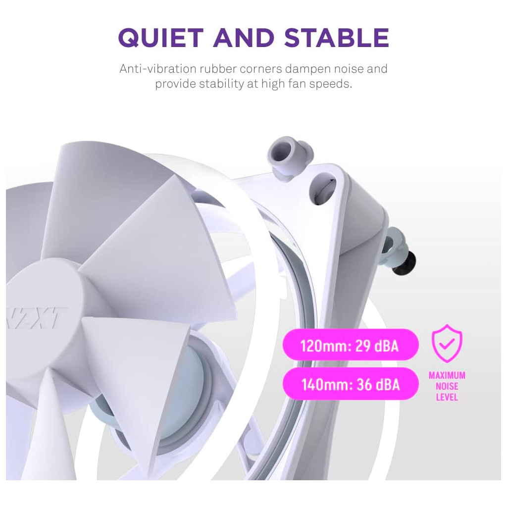 Кулер до корпусу NZXT F120RGB Duo-120mm Dual-sideRGB Fan-Tripl (RF-D12TF-W1) - изображение 11