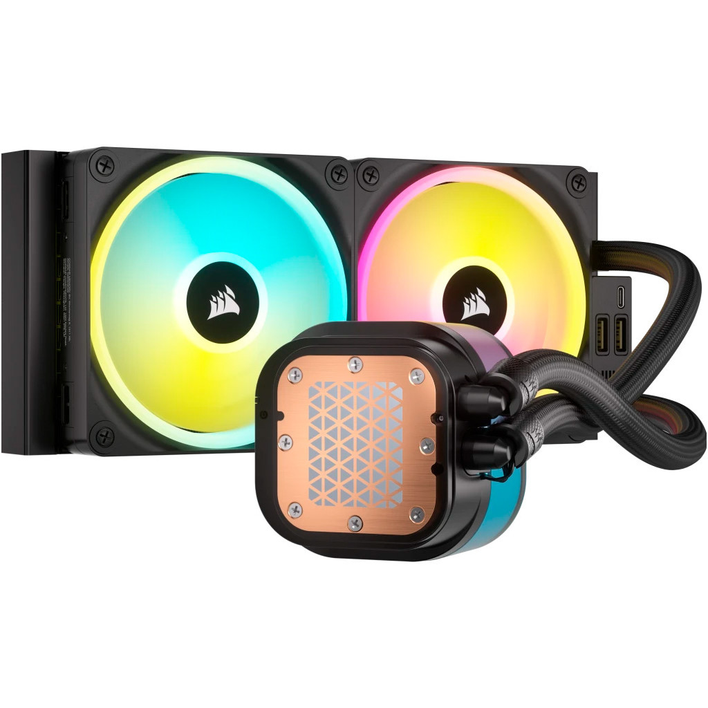 Система рідинного охолодження Corsair iCUE Link H100i LCD RGB (CW-9061007-WW) - зображення 3