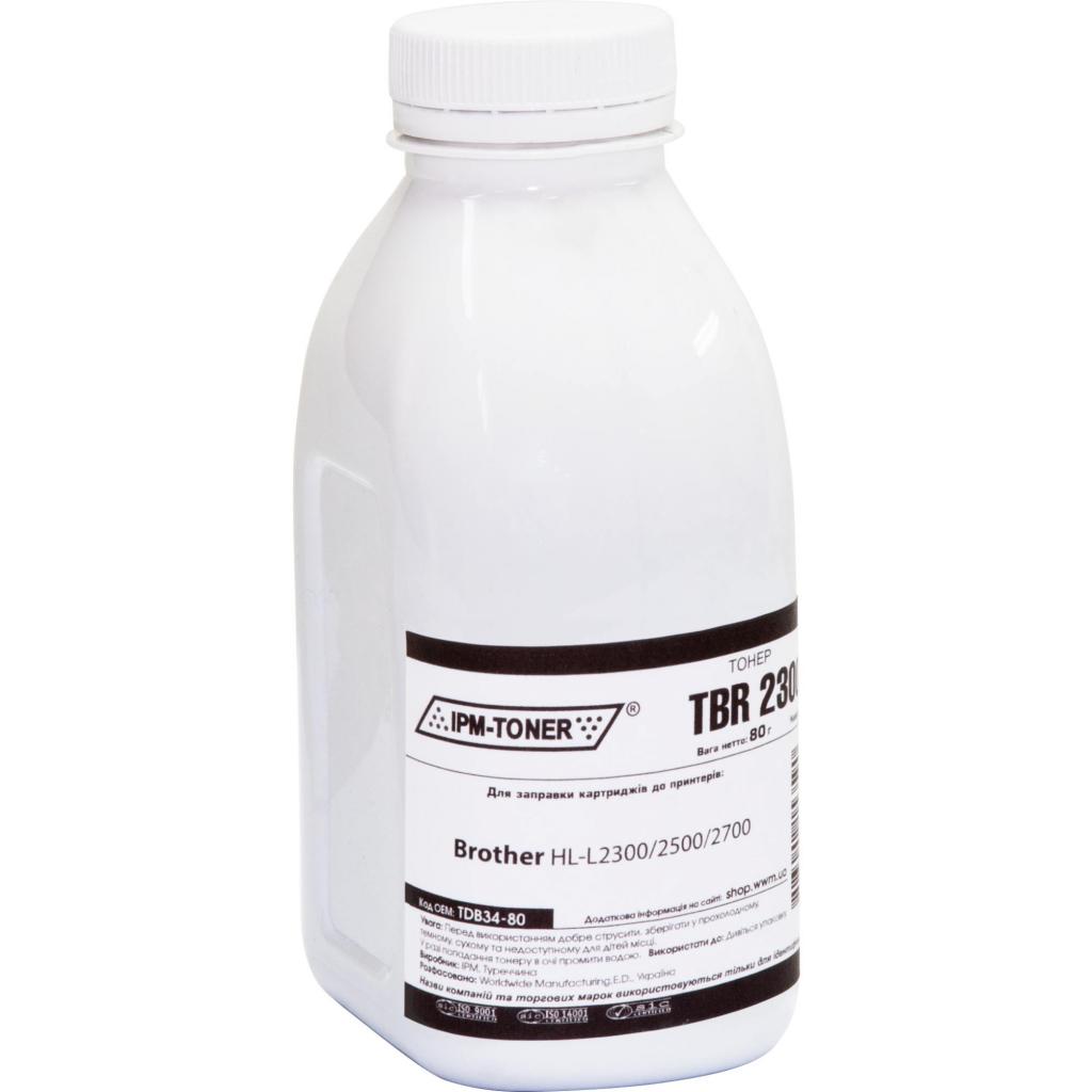 Тонер IPM Brother HL-L2300/2500/2700, 80г Black (TDB34-80) - зображення 1