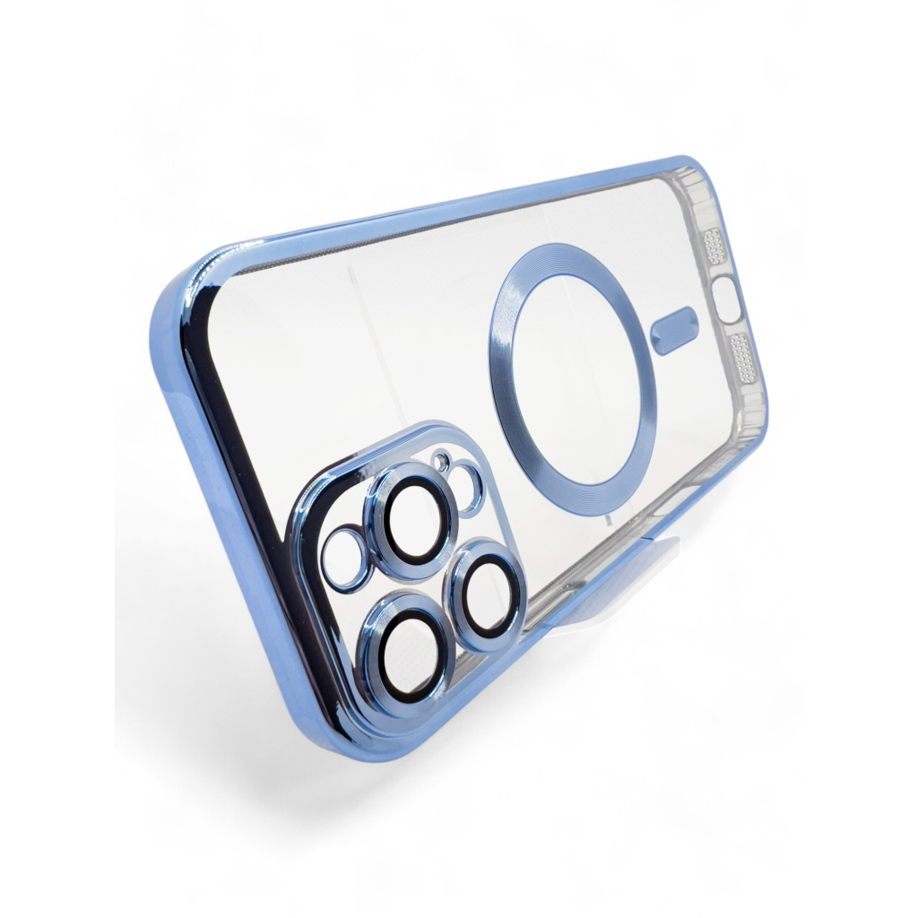 Чохол до мобільного телефона BeCover TPU Chrome Case (MagSafe) для Apple iPhone 16 Pro Max Sierra Blue (712087) - зображення 3