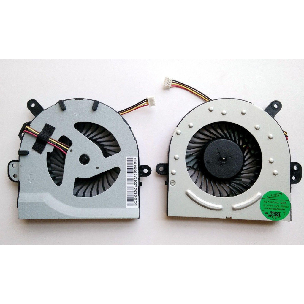 Вентилятор ноутбука Lenovo IdeaPad S300/S400/S405/S310/S410/S415 DC(5V,0.4A) 4pin (AB7205HX-GC1/AB7005HX-Q0B) - зображення 1