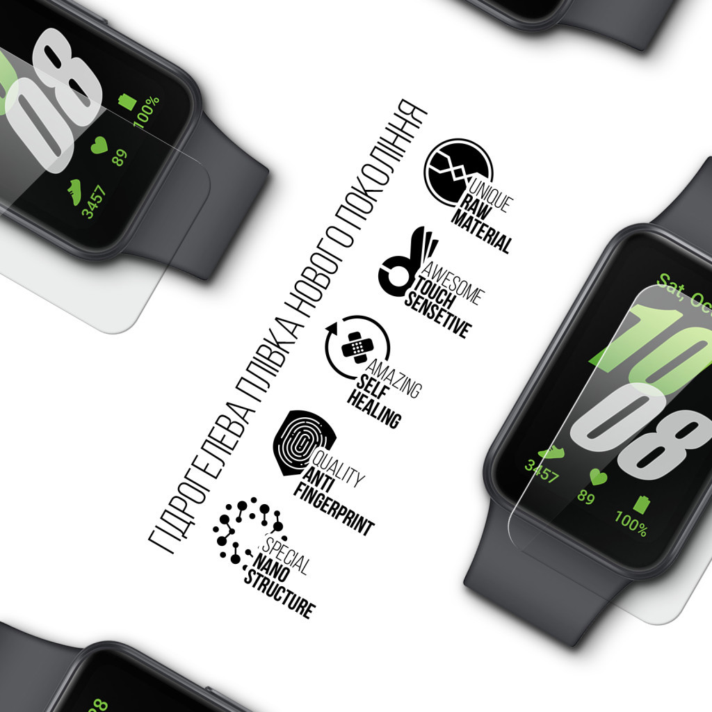 Плівка захисна Armorstandart Samsung Galaxy Watch Fit 3 6pcs (ARM74576) - зображення 2