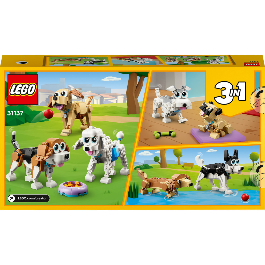 Конструктор LEGO Creator Милі собачки 475 деталей (31137) - зображення 10