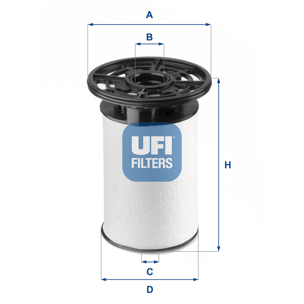 Фільтр паливний UFI 26.076.00 - зображення 1