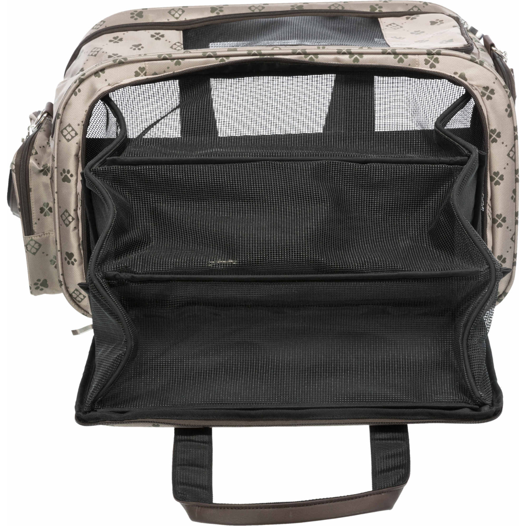 Переноска для тварин Trixie Maxima Carrier 33x32х54 см до 8 кг (бежево-коричнева) (4047974289037) - зображення 2