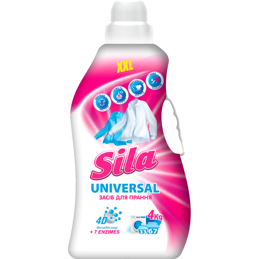 Гель для прання Sila Universal 4 л (4820023369863) - зображення 1