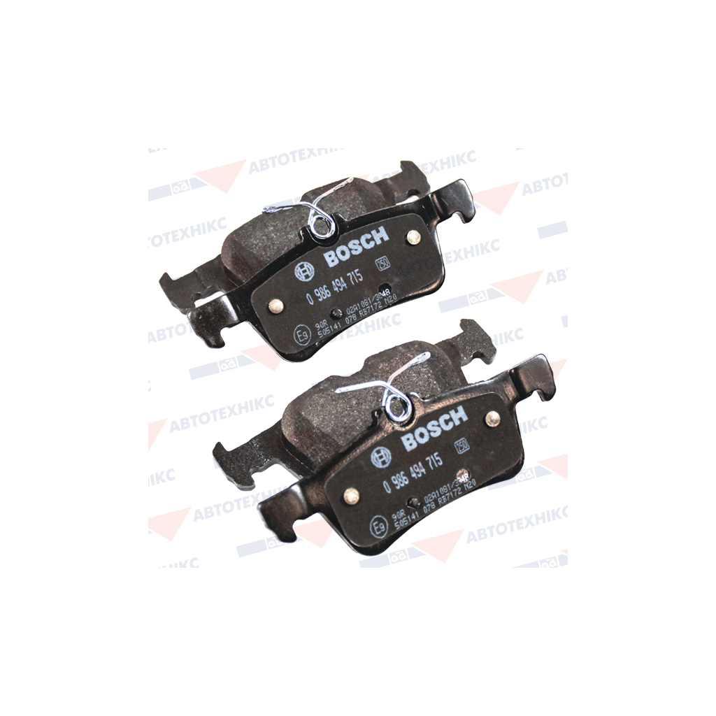 Гальмівні колодки Bosch 0 986 494 715 - зображення 1