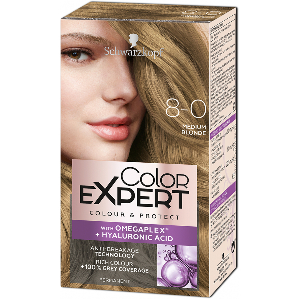 Фарба для волосся Color Expert 8-0 Натуральний Русявий 142.5 мл (5012583205272) - зображення 1