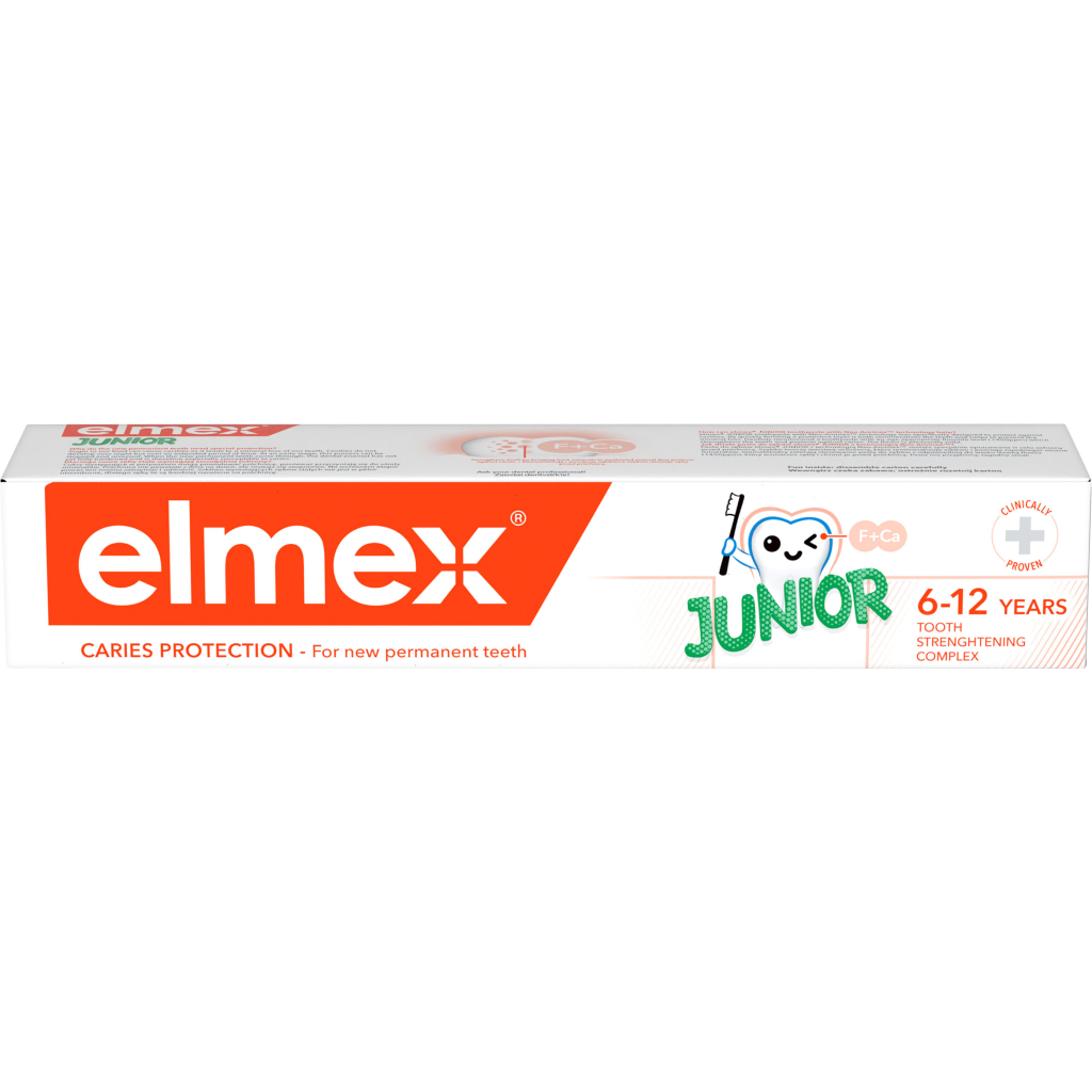 Дитяча зубна паста Elmex Junior від 6 до 12 років 75 мл (4007965560606) - изображение 4