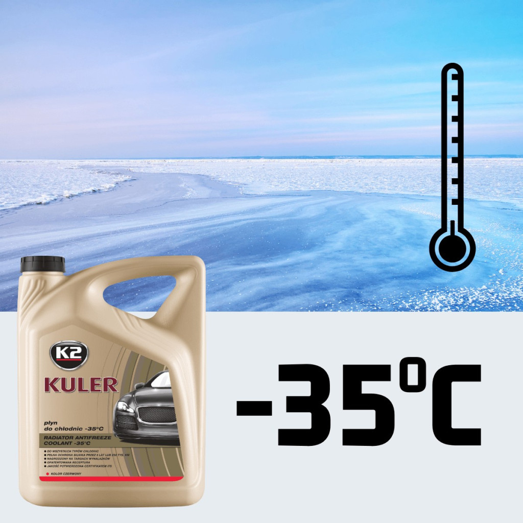 Антифриз K2 KULER -35C 1л RED (T201C) - зображення 11