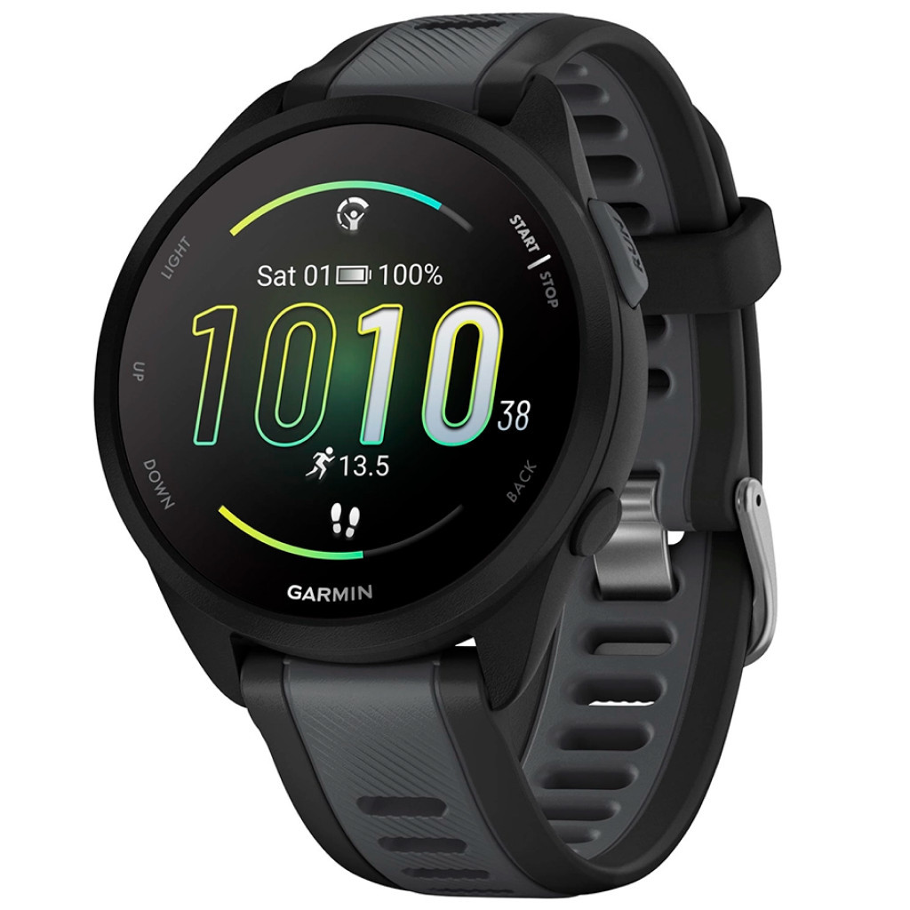 Смарт-годинник Garmin Forerunner 165, GPS, Black/Slate Grey, GPS (010-02863-20) - зображення 1