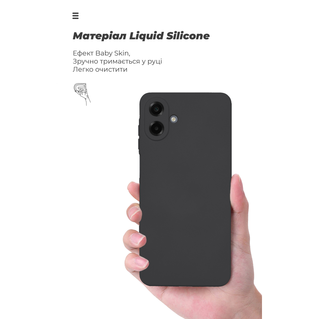 Чохол до мобільного телефона Armorstandart ICON Samsung A07 4G Black (ARM86539) - зображення 7