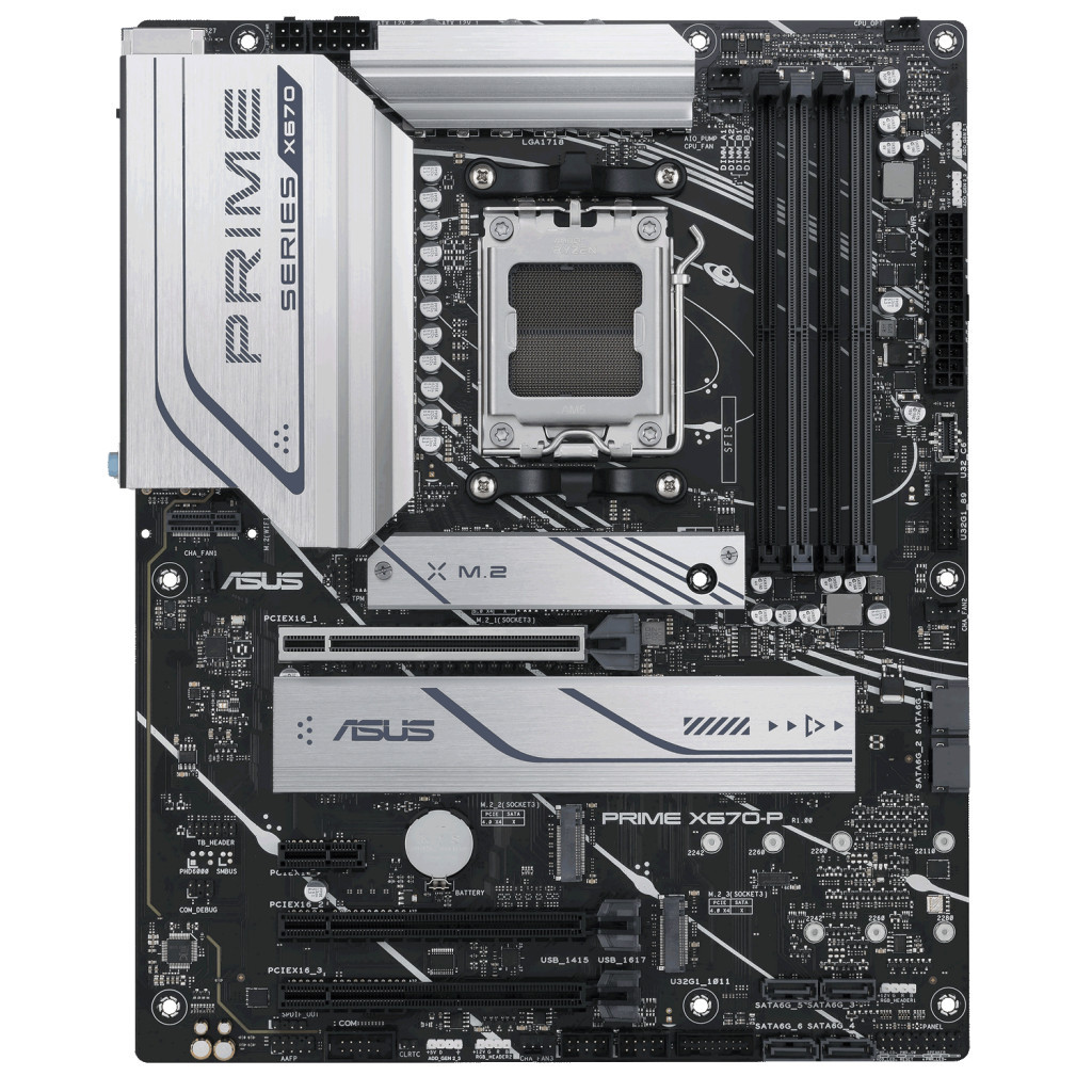 Материнська плата ASUS PRIME X670-P - зображення 1