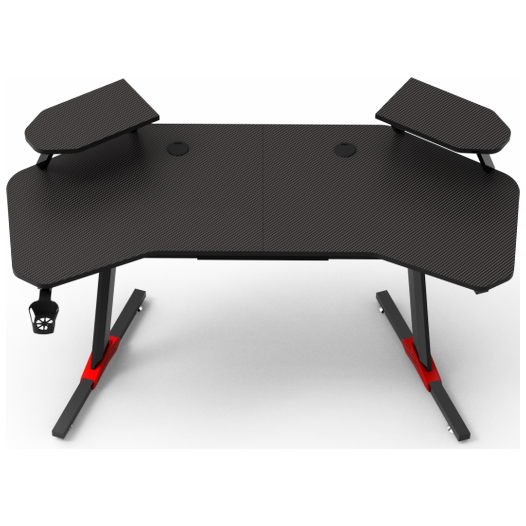 Комп'ютерний стіл GT Racer GT Racer T-1246 (160x60x73) Black (T-1246 (160x60x73) Black) - зображення 1