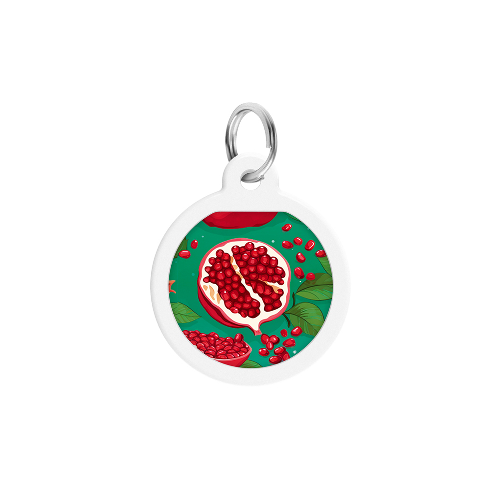 Адресник для тварин WAUDOG Smart ID з QR паспортом "Гранати", коло 25 мм (225-4052) - зображення 2