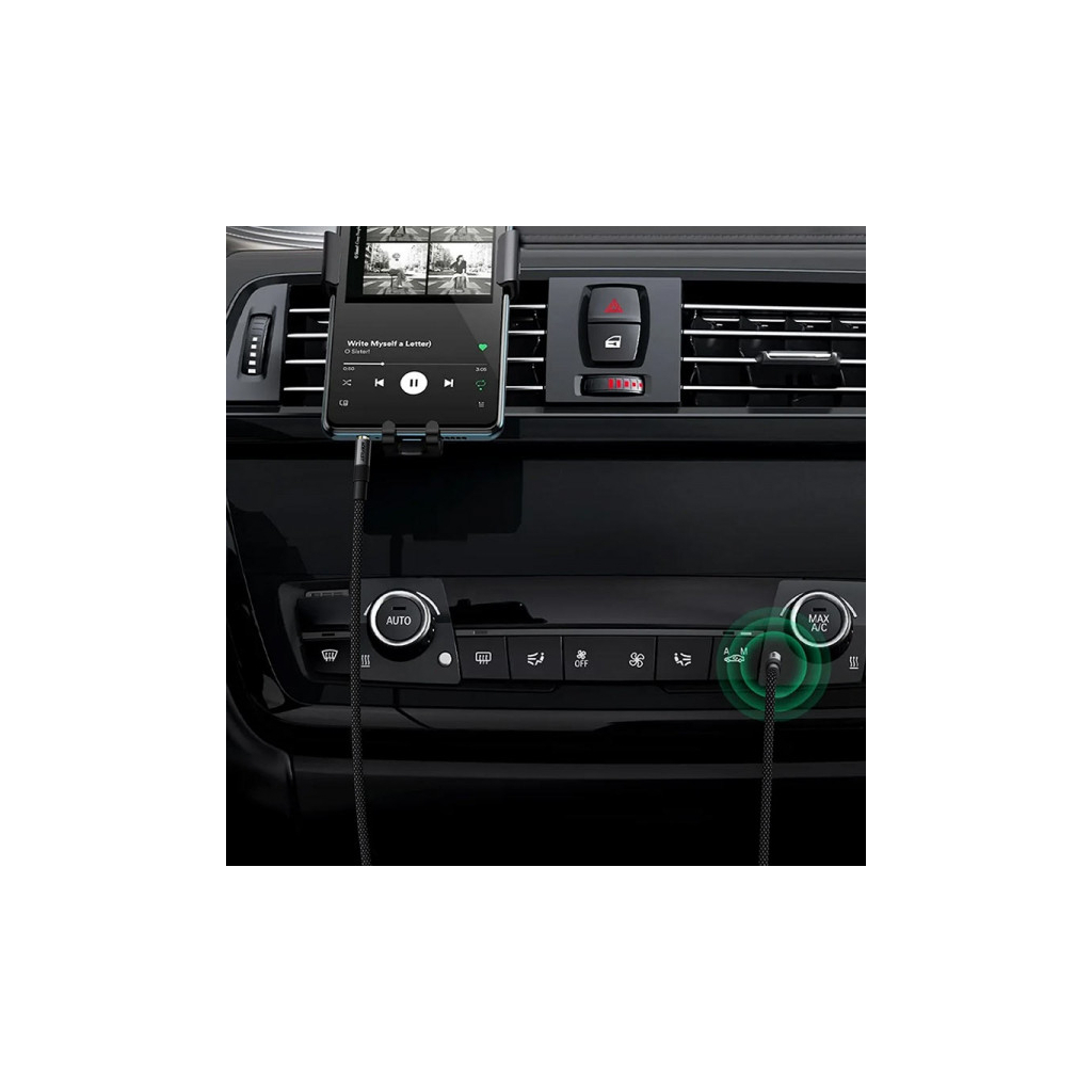 Кабель мультимедійний 3.5mm M to 3.5mm M 1.0m black Acefast (6974316285267) - picture 6