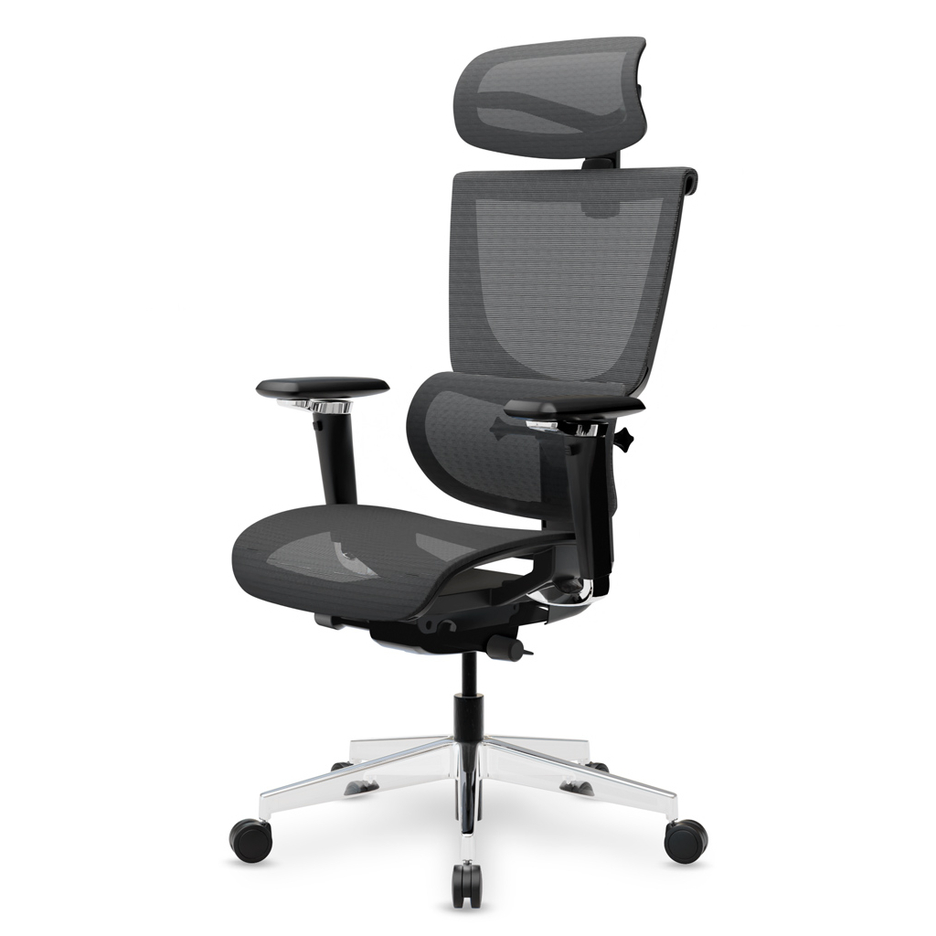 Офісне крісло Mealux S8 Air Black (HF-S8P M/B) - зображення 7