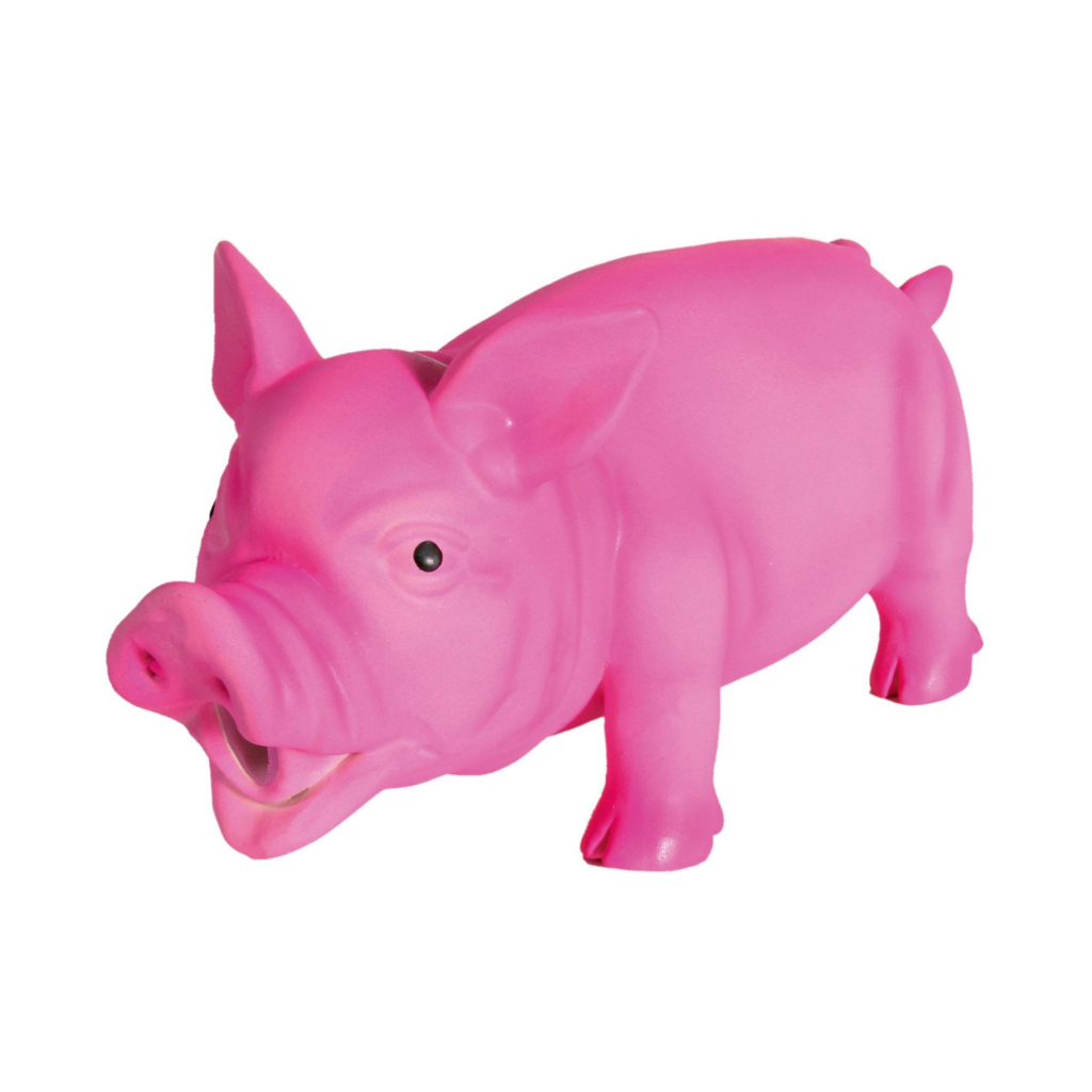 Іграшка для собак Trixie Порося з пискавкою 21 см (4011905354910) - зображення 1