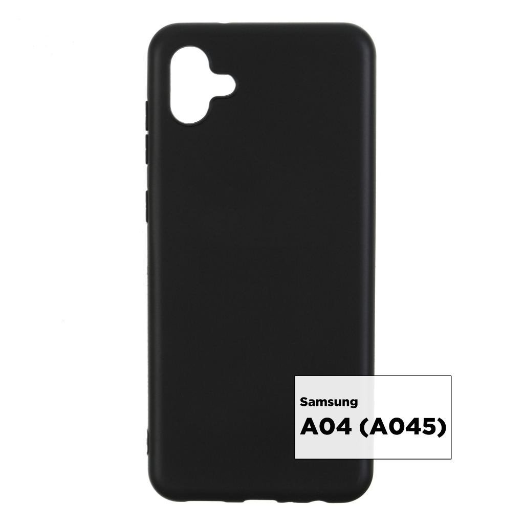 Чохол до мобільного телефона Armorstandart Matte Slim Fit Samsung A04 (A045) Black (ARM63897) - зображення 1