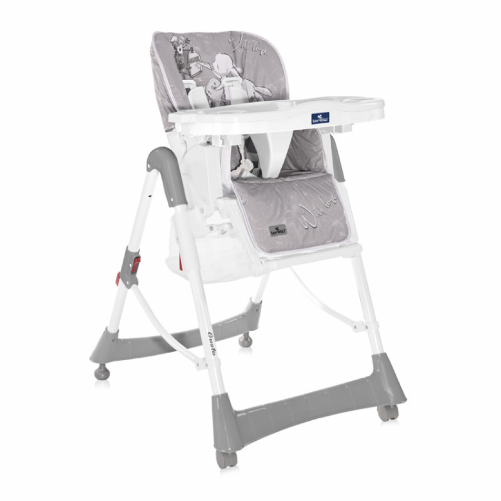 Стілець для годування Bertoni/Lorelli GUSTO grey rabbits - зображення 1