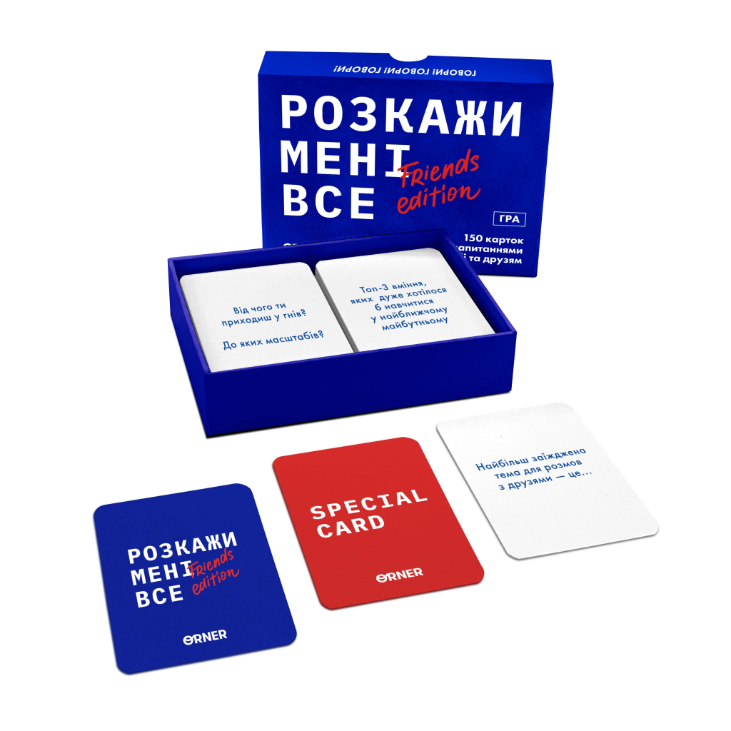 Настільна гра Orner Розмовна гра Розкажи мені все! Friends edition (1607) - зображення 2