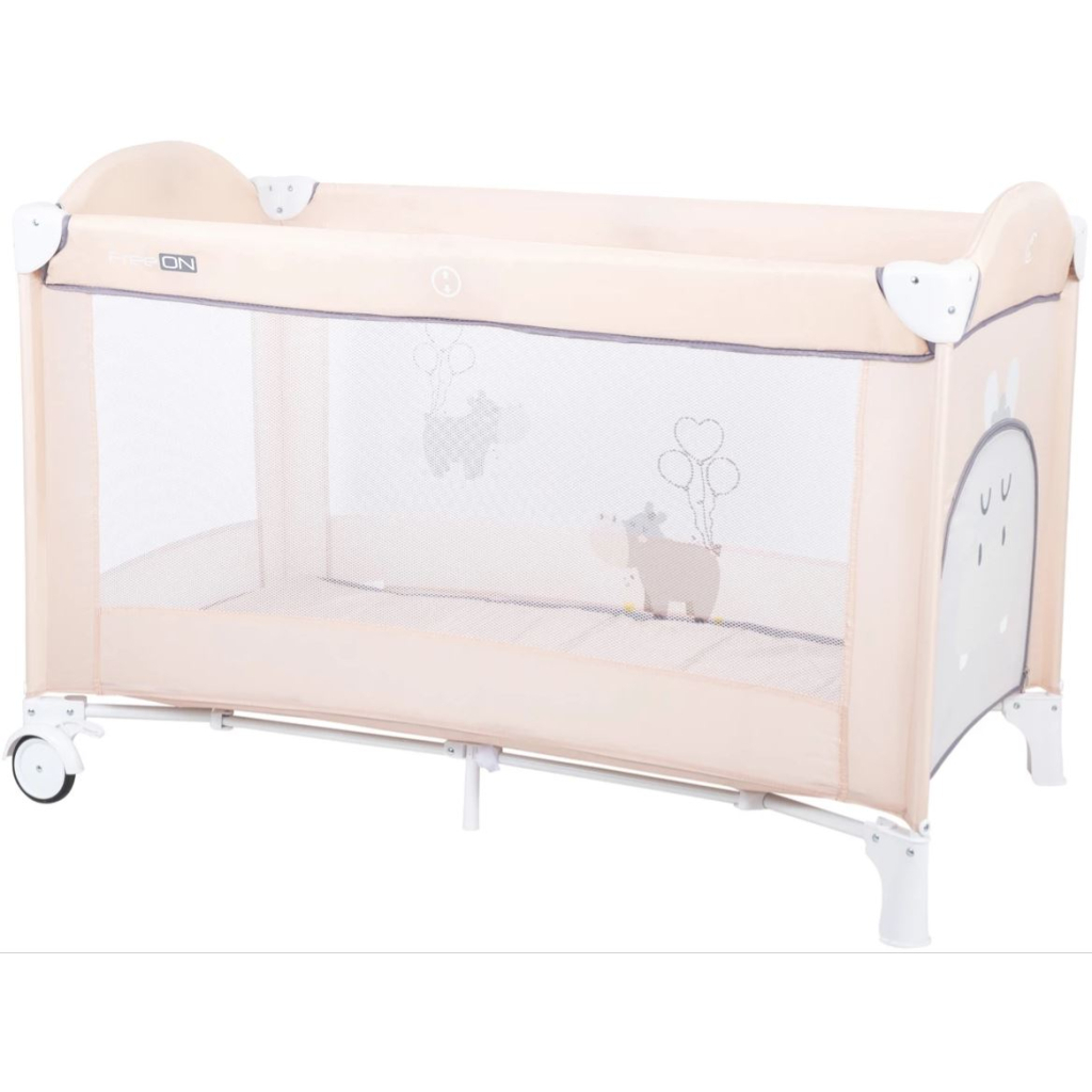 Дитячий манеж FreeON Balloon hippo Beige (45821) - зображення 1