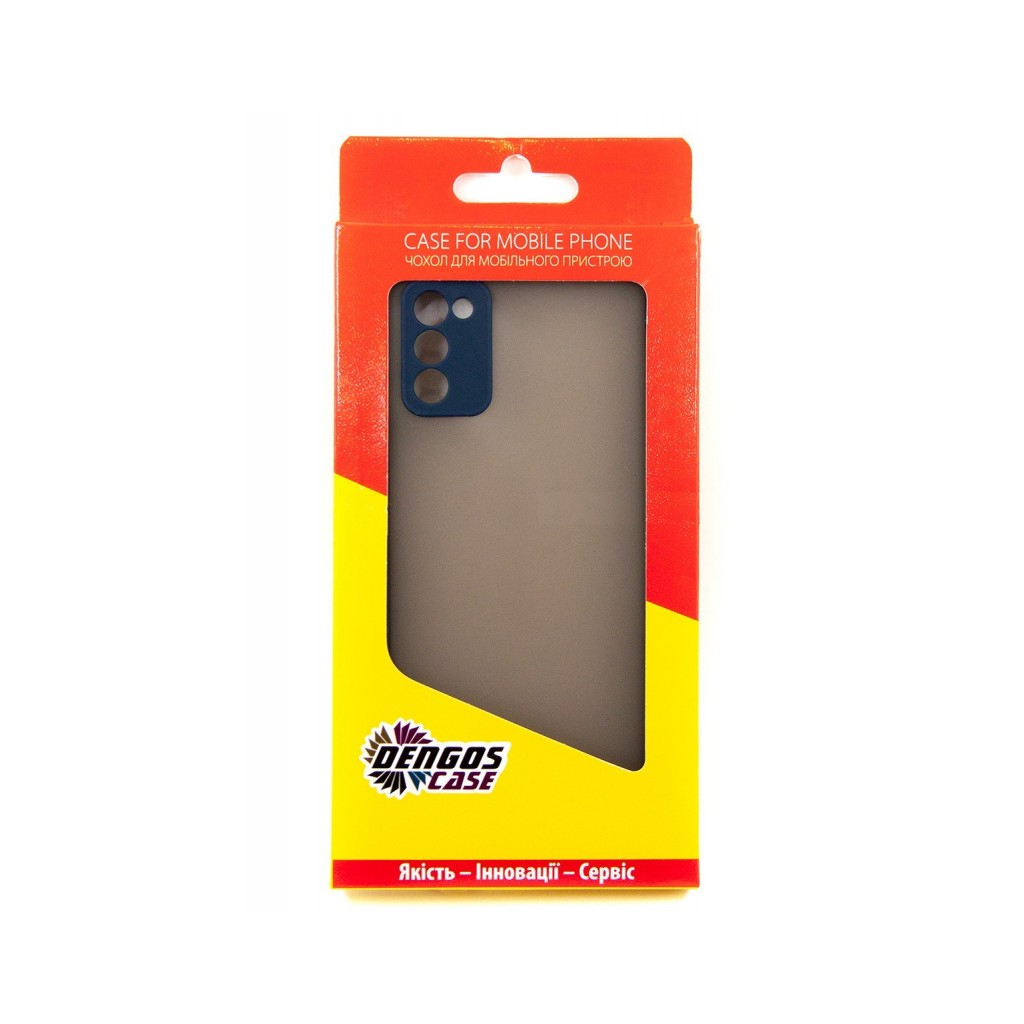 Чохол до мобільного телефона Dengos Matt Samsung Galaxy A03s blue (DG-TPU-MATT-86) - зображення 3
