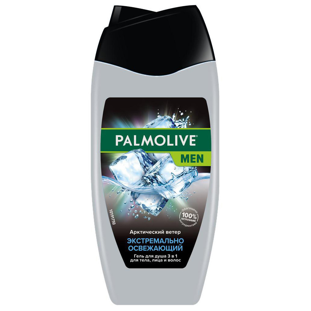 Гель для душу Palmolive Men Арктичний вітер 3 в 1 для тіла, обличчя та волосся 250 мл (5996175230951) - зображення 1