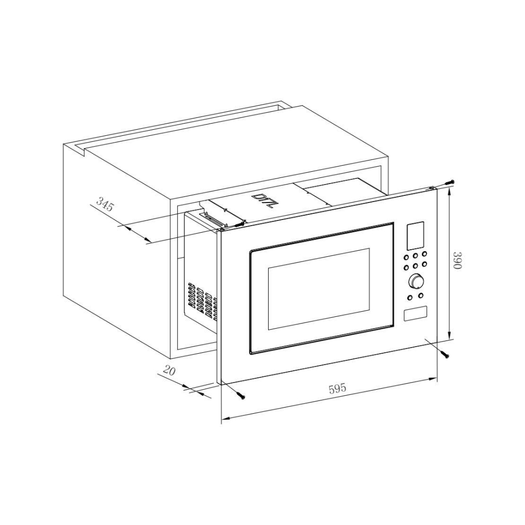 Мікрохвильова піч Interline MWA 523 ESА XA - зображення 9