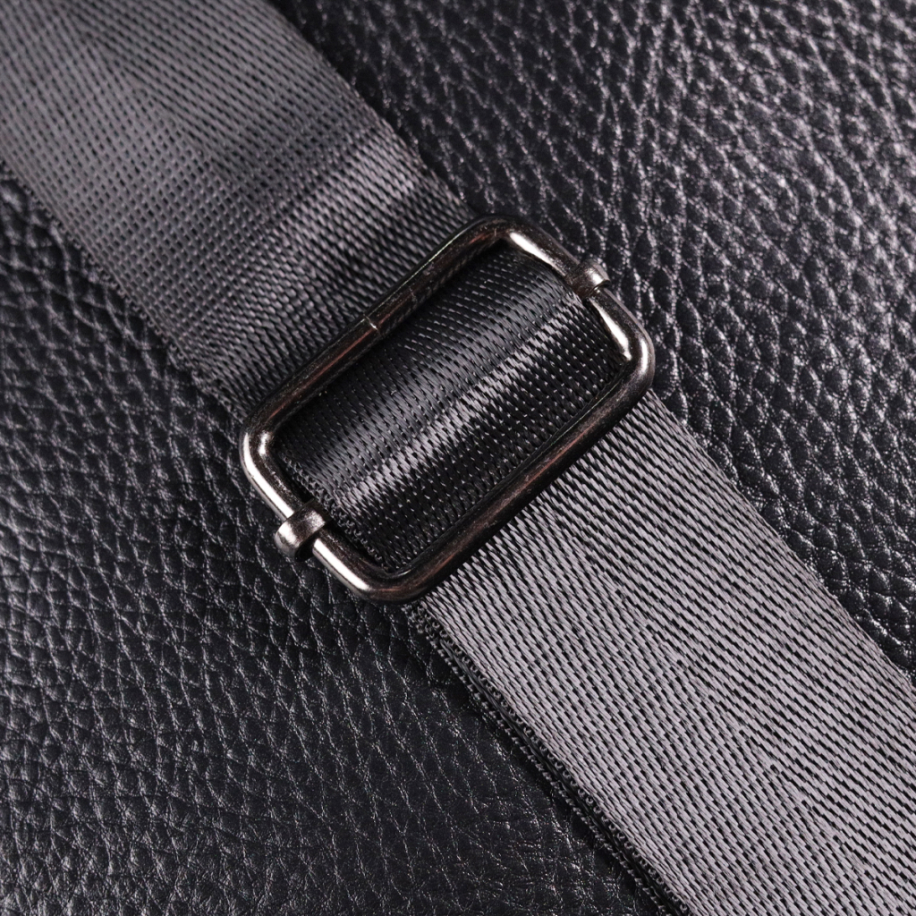 Сумка Vintage Чоловіча з натуральної зернистої шкіри Чорна (21398) - зображення 11