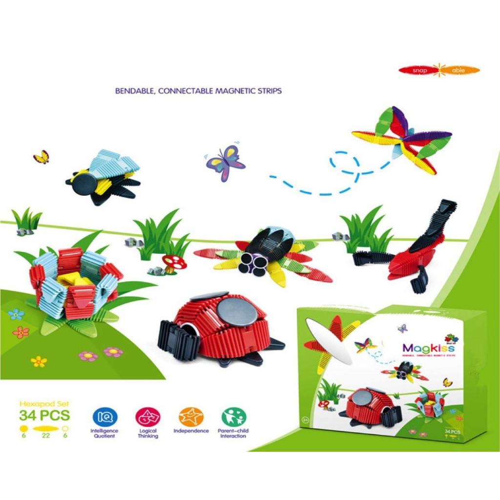 Конструктор Magkiss магнітний 34 деталей (SST6886) - зображення 1