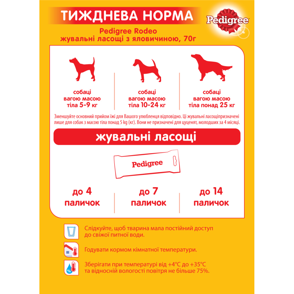 Ласощі для собак Pedigree Rodeo для чищення зубів 70 г (4008429090110) - зображення 6