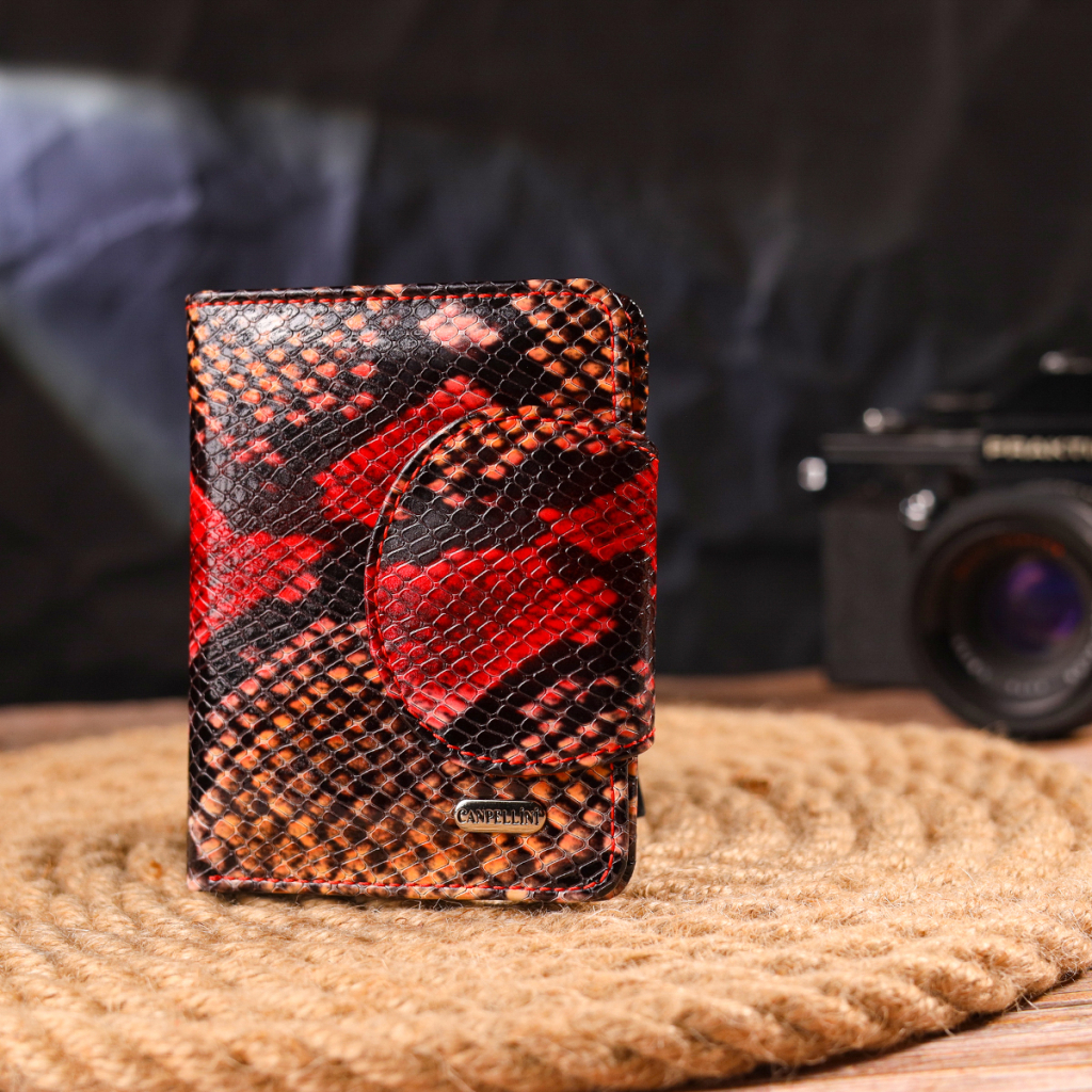 Гаманець Canpellini З натуральної шкіри Різнобарвний (21667) - зображення 9