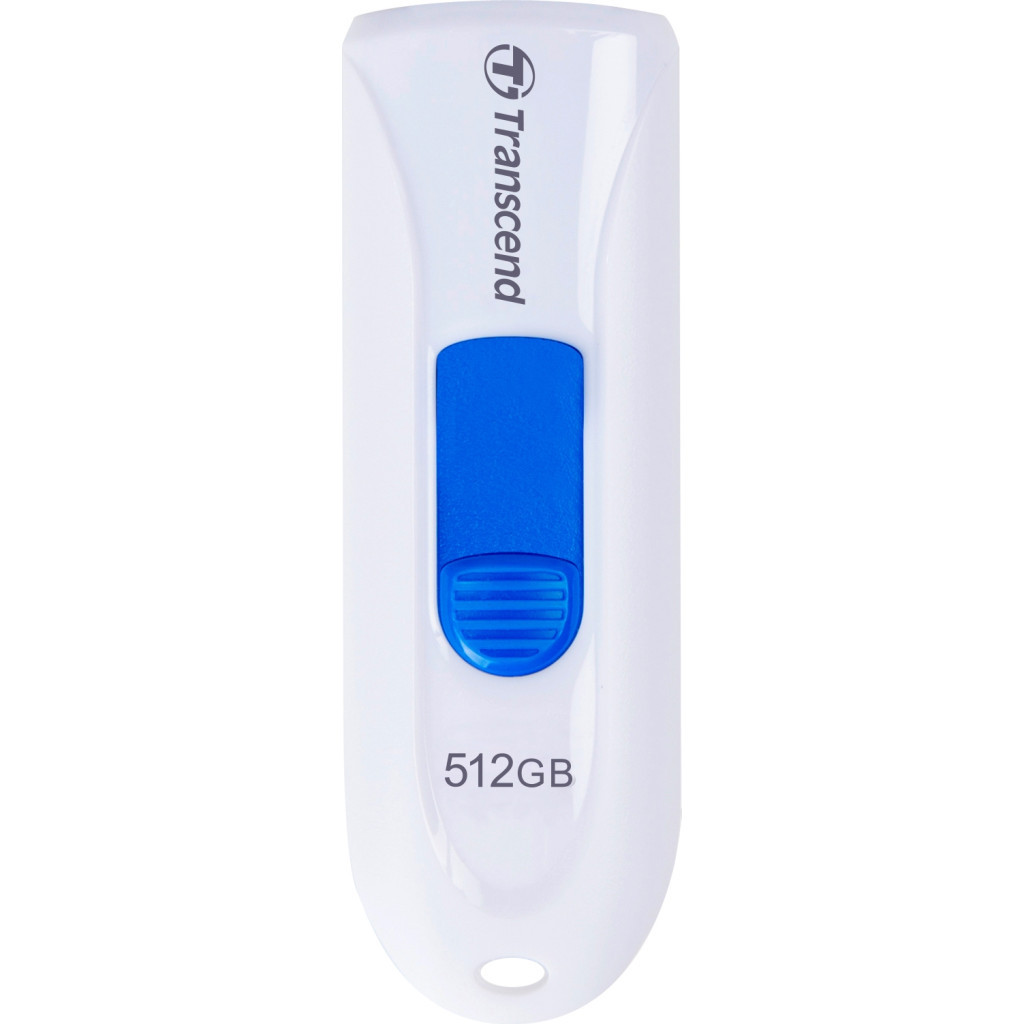 USB флеш накопичувач Transcend 512GB JetFlash 790 White USB 3.1 (TS512GJF790W) - зображення 2