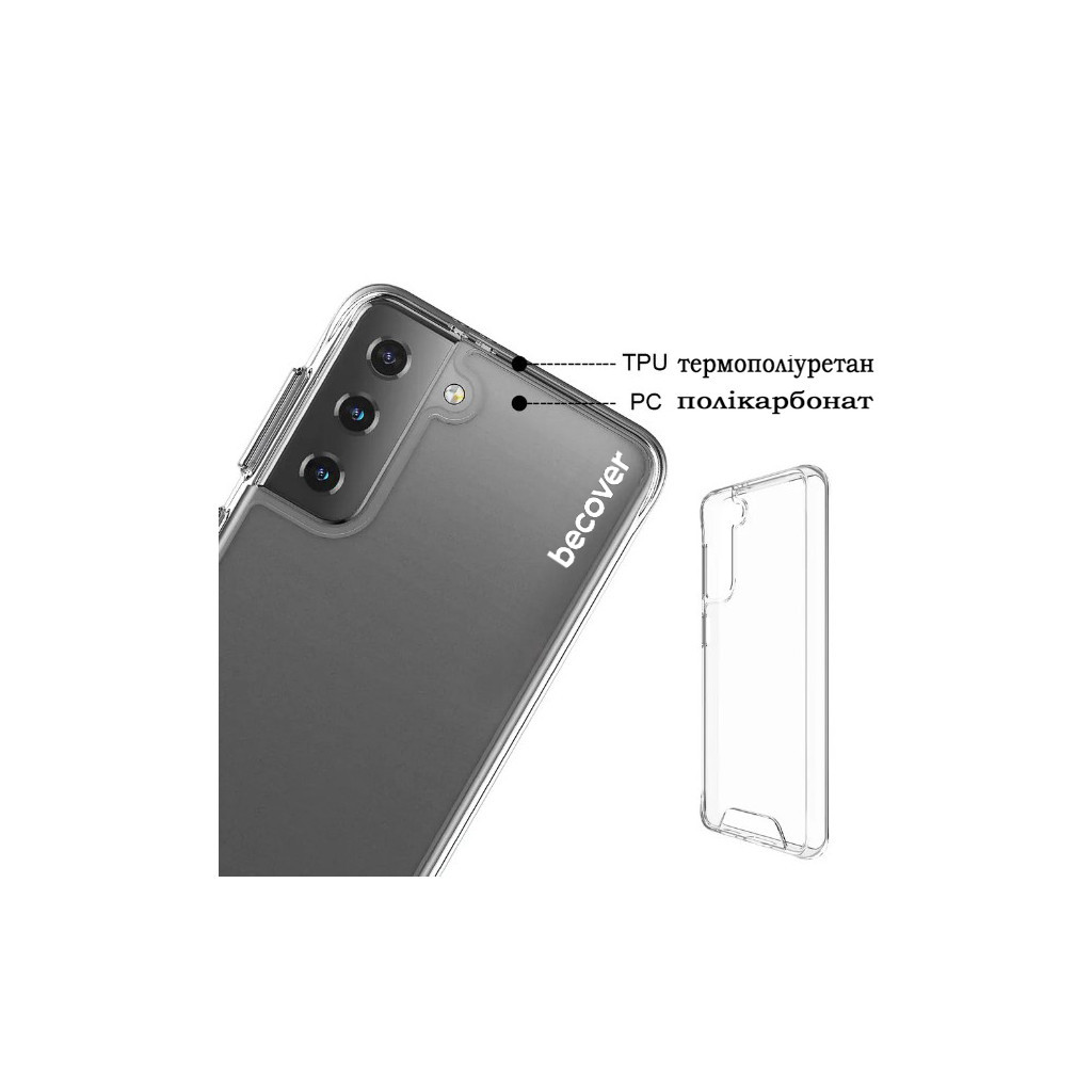 Чохол до мобільного телефона BeCover Space Case Samsung Galaxy S21 FE SM-G990 Transparancy (709354) - зображення 3