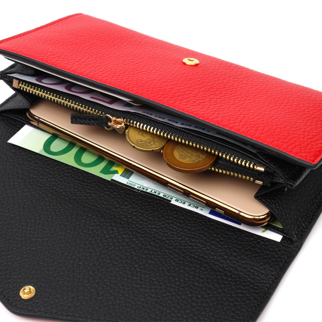 Портмоне Tony Bellucci З натуральної шкіри Червоне (21974) - зображення 7